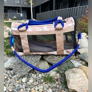 Roverlund Large Pet Carrier Camo/Blue